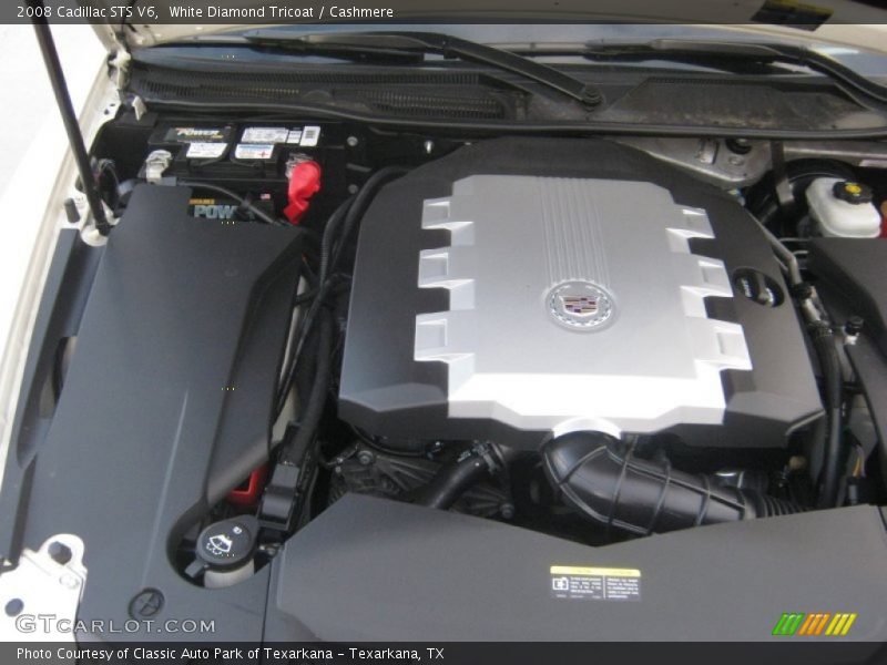 White Diamond Tricoat / Cashmere 2008 Cadillac STS V6