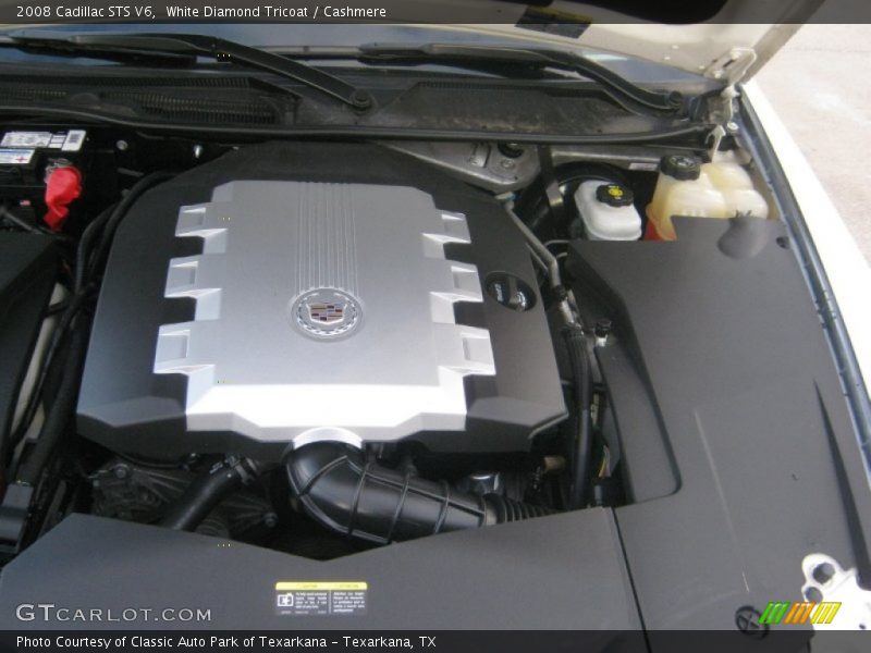 White Diamond Tricoat / Cashmere 2008 Cadillac STS V6