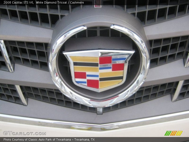 White Diamond Tricoat / Cashmere 2008 Cadillac STS V6