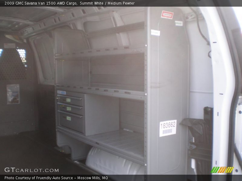 Summit White / Medium Pewter 2009 GMC Savana Van 1500 AWD Cargo