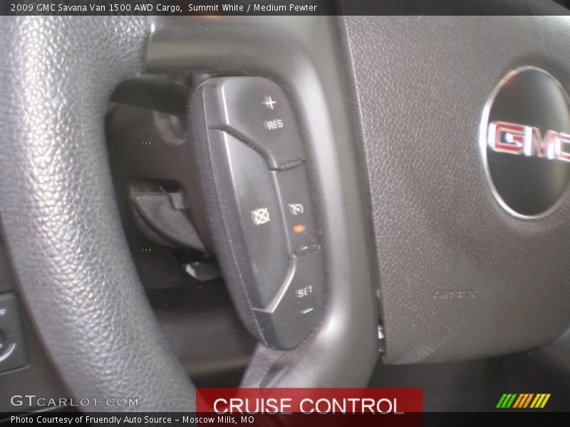Summit White / Medium Pewter 2009 GMC Savana Van 1500 AWD Cargo