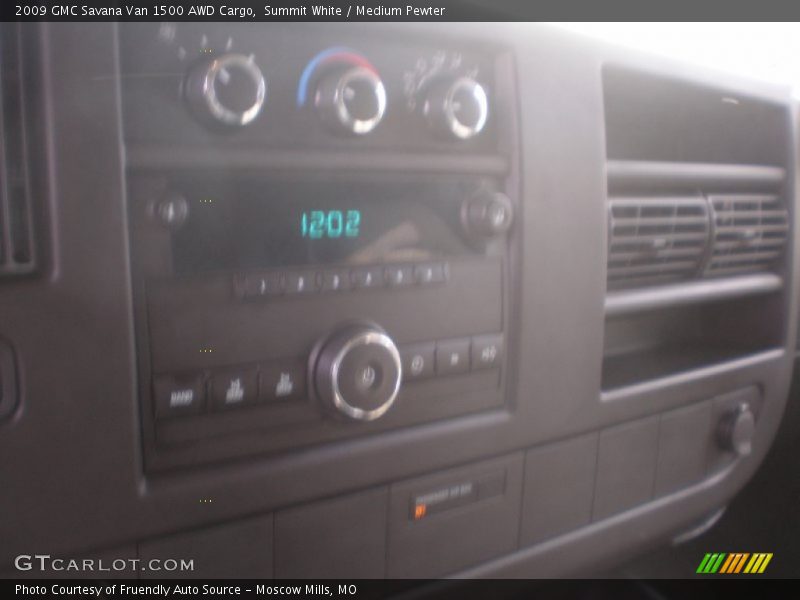Summit White / Medium Pewter 2009 GMC Savana Van 1500 AWD Cargo