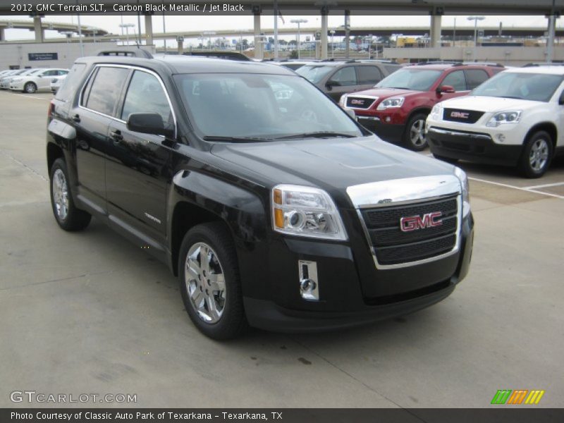 Carbon Black Metallic / Jet Black 2012 GMC Terrain SLT