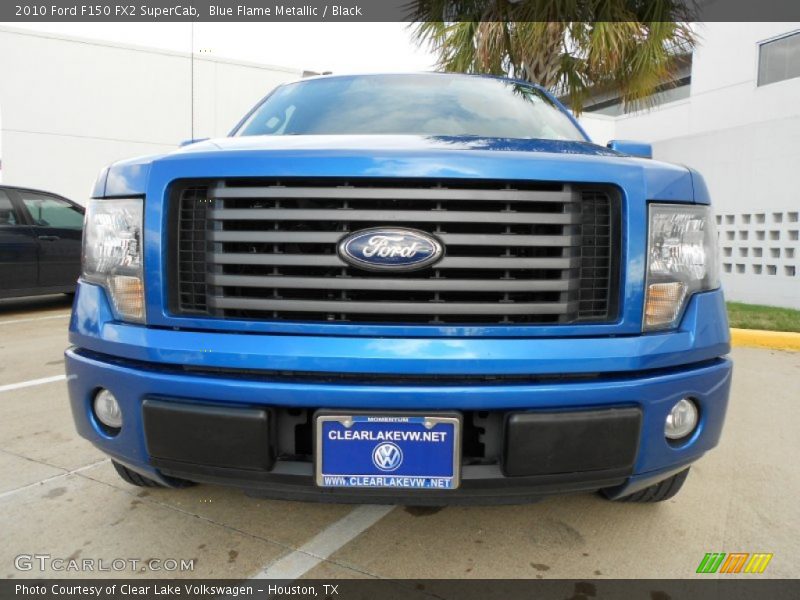 Blue Flame Metallic / Black 2010 Ford F150 FX2 SuperCab