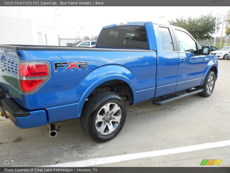 Blue Flame Metallic / Black 2010 Ford F150 FX2 SuperCab