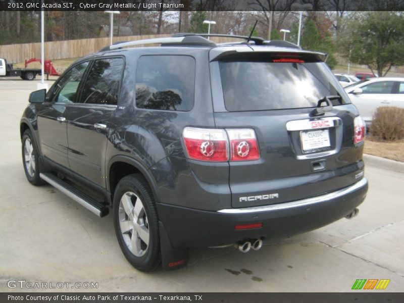 Cyber Gray Metallic / Light Titanium 2012 GMC Acadia SLT