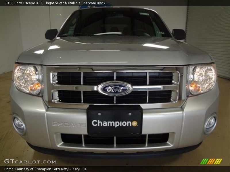 Ingot Silver Metallic / Charcoal Black 2012 Ford Escape XLT