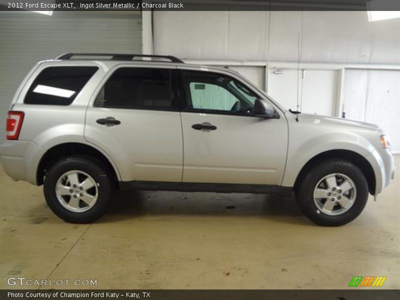 Ingot Silver Metallic / Charcoal Black 2012 Ford Escape XLT