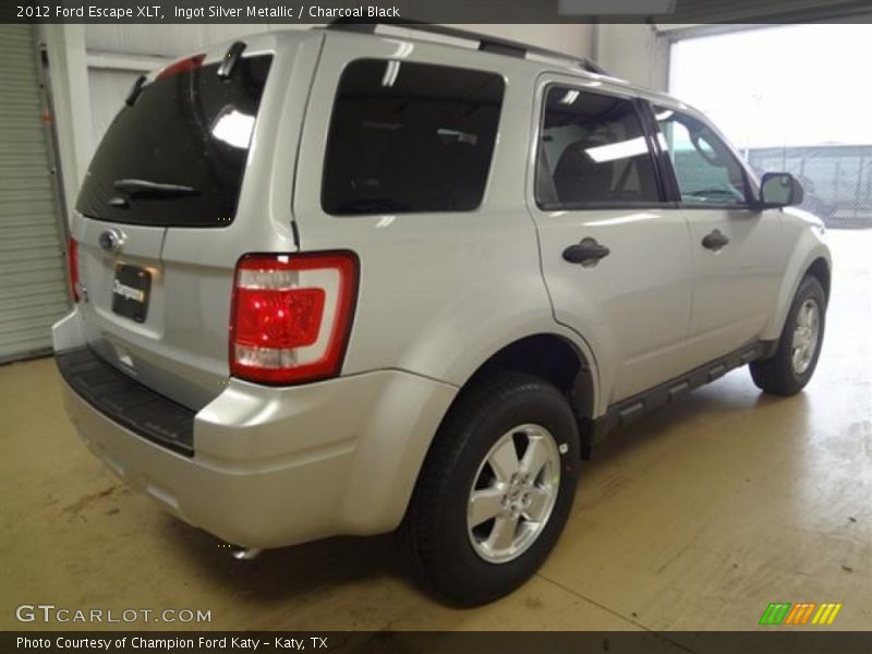 Ingot Silver Metallic / Charcoal Black 2012 Ford Escape XLT
