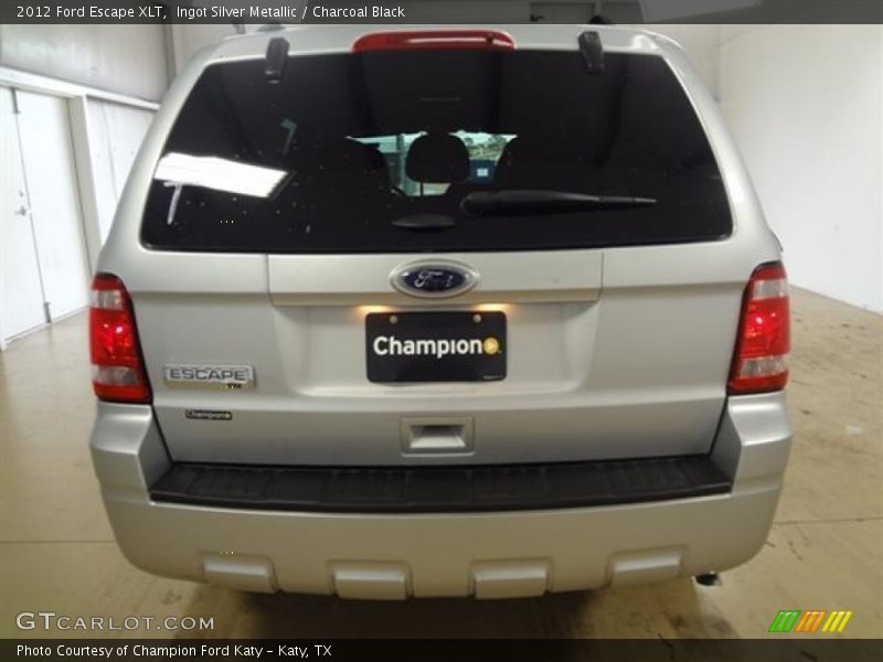 Ingot Silver Metallic / Charcoal Black 2012 Ford Escape XLT