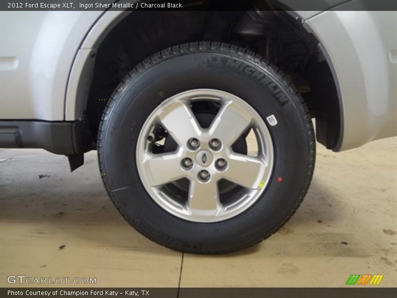 Ingot Silver Metallic / Charcoal Black 2012 Ford Escape XLT
