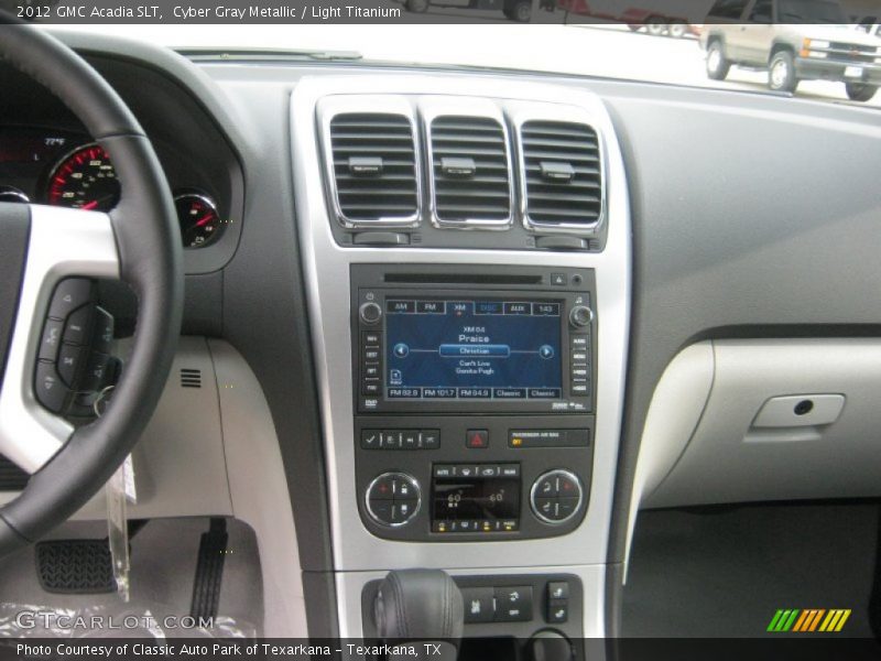 Cyber Gray Metallic / Light Titanium 2012 GMC Acadia SLT