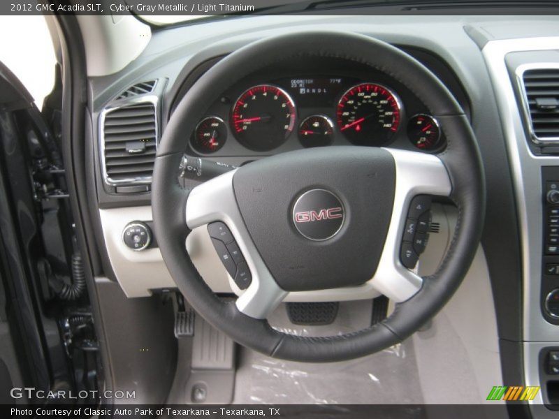 Cyber Gray Metallic / Light Titanium 2012 GMC Acadia SLT