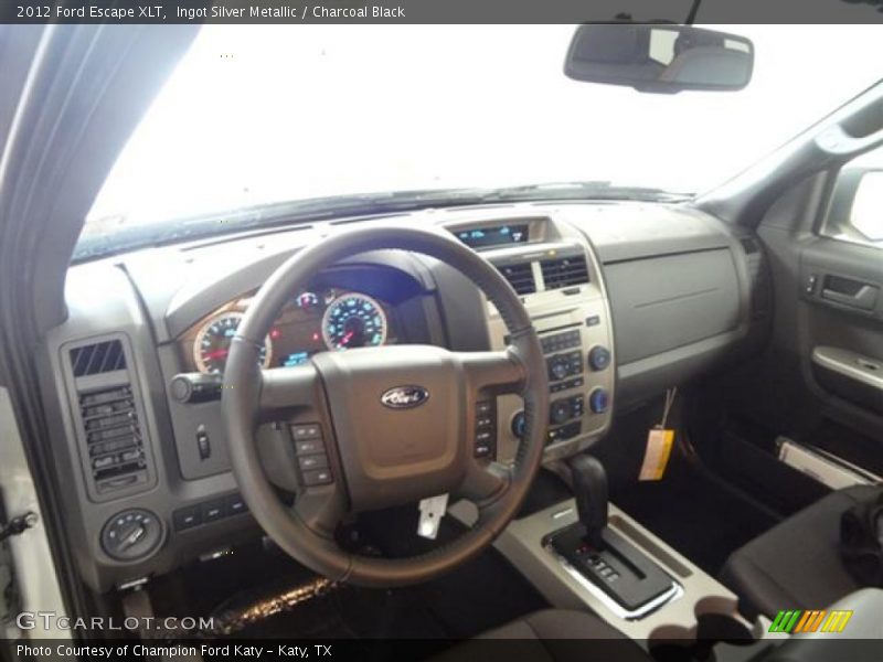 Ingot Silver Metallic / Charcoal Black 2012 Ford Escape XLT