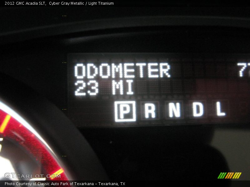 Cyber Gray Metallic / Light Titanium 2012 GMC Acadia SLT