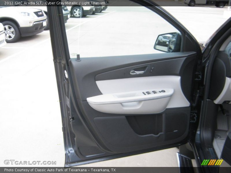 Cyber Gray Metallic / Light Titanium 2012 GMC Acadia SLT