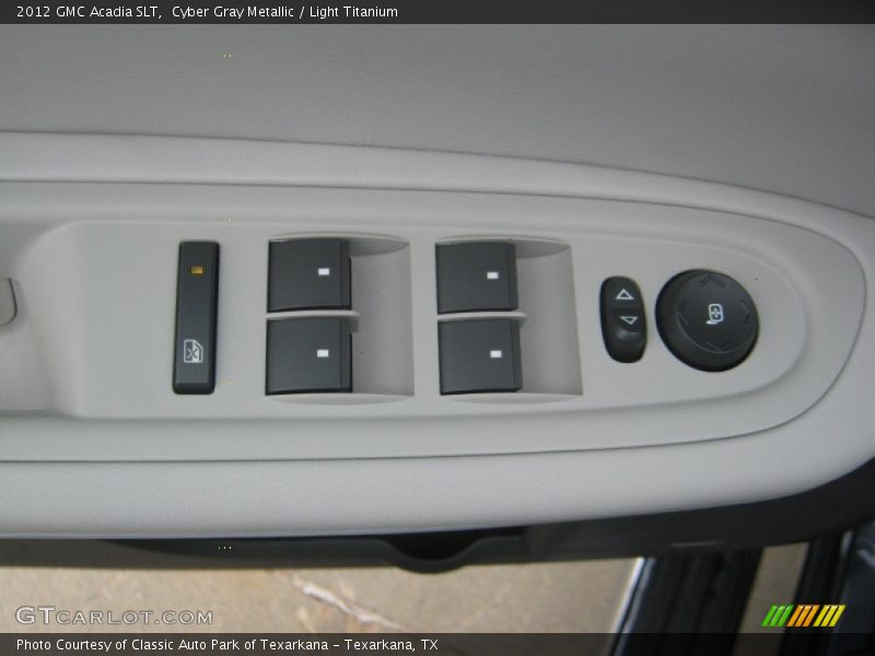 Cyber Gray Metallic / Light Titanium 2012 GMC Acadia SLT