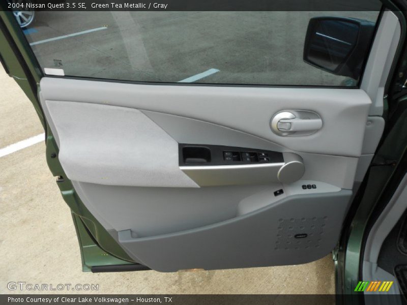 Green Tea Metallic / Gray 2004 Nissan Quest 3.5 SE