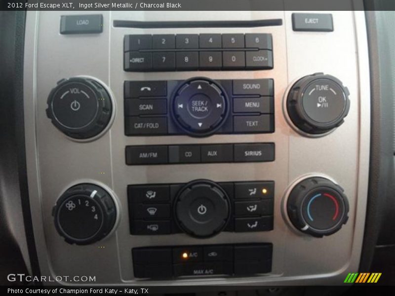 Ingot Silver Metallic / Charcoal Black 2012 Ford Escape XLT