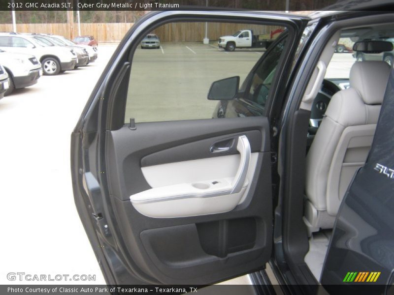 Cyber Gray Metallic / Light Titanium 2012 GMC Acadia SLT