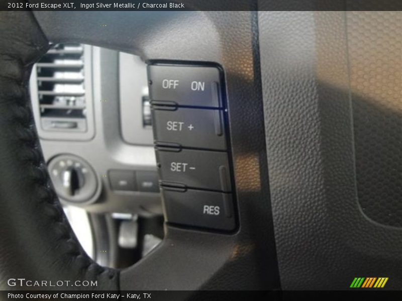 Ingot Silver Metallic / Charcoal Black 2012 Ford Escape XLT
