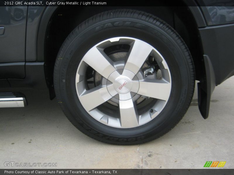 Cyber Gray Metallic / Light Titanium 2012 GMC Acadia SLT