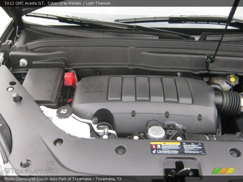 Cyber Gray Metallic / Light Titanium 2012 GMC Acadia SLT