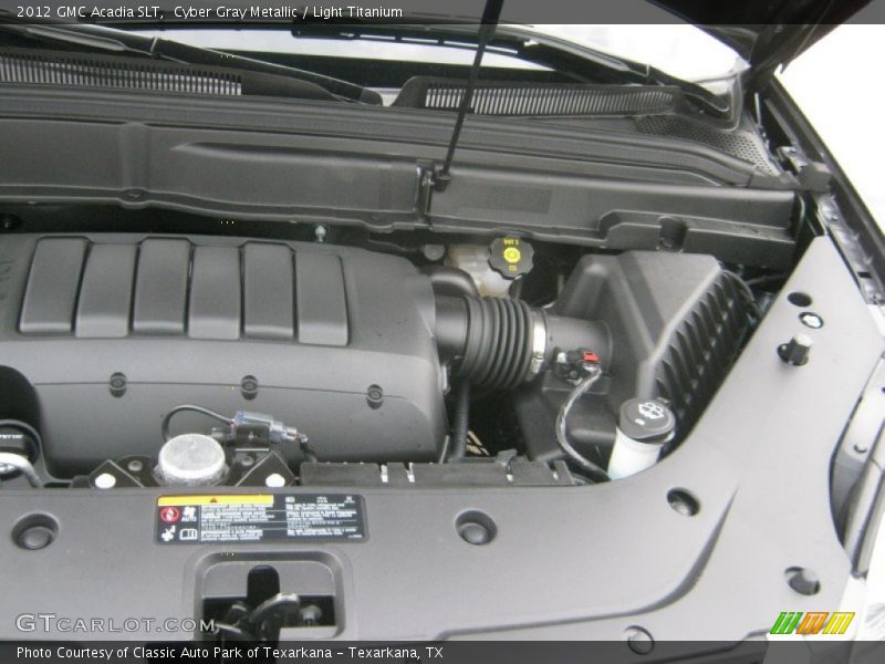 Cyber Gray Metallic / Light Titanium 2012 GMC Acadia SLT