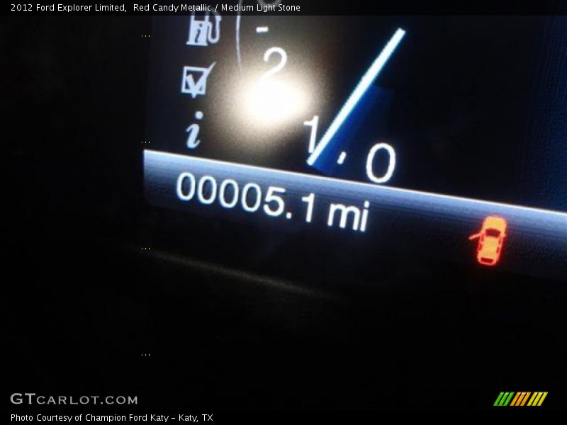 Red Candy Metallic / Medium Light Stone 2012 Ford Explorer Limited