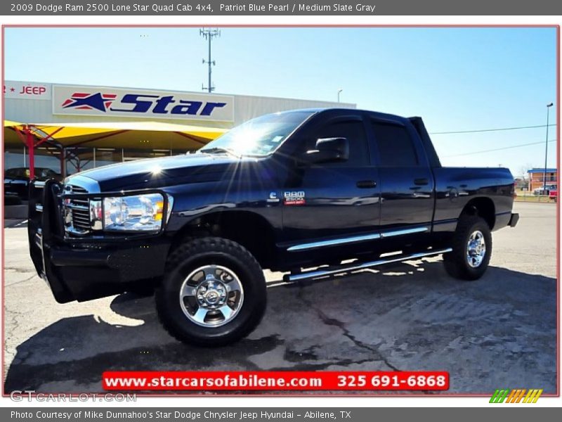 Patriot Blue Pearl / Medium Slate Gray 2009 Dodge Ram 2500 Lone Star Quad Cab 4x4