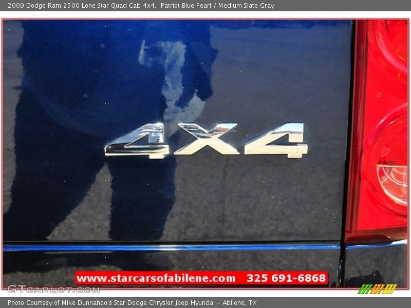Patriot Blue Pearl / Medium Slate Gray 2009 Dodge Ram 2500 Lone Star Quad Cab 4x4