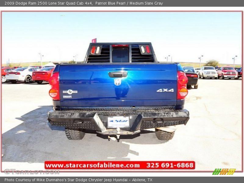 Patriot Blue Pearl / Medium Slate Gray 2009 Dodge Ram 2500 Lone Star Quad Cab 4x4