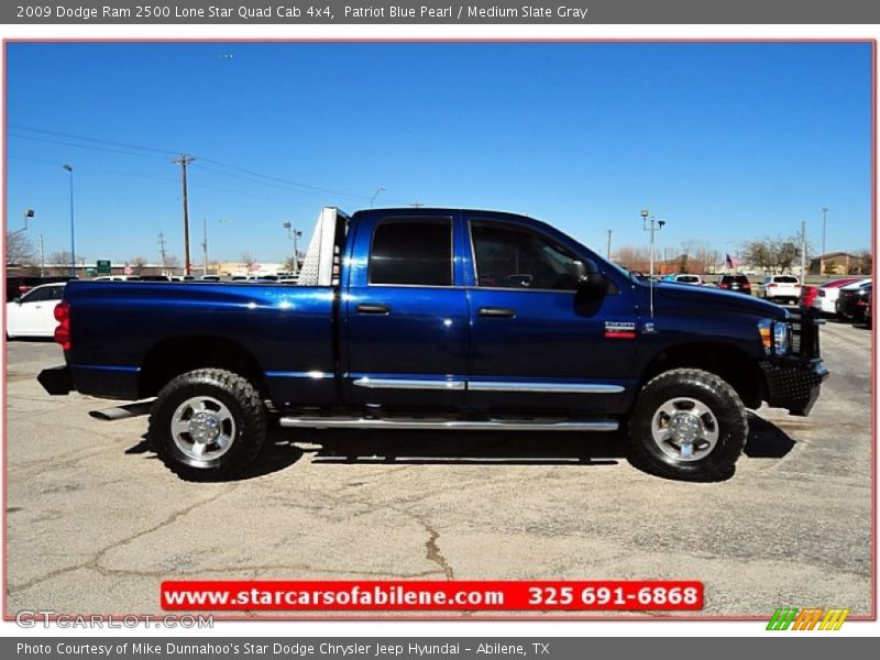 Patriot Blue Pearl / Medium Slate Gray 2009 Dodge Ram 2500 Lone Star Quad Cab 4x4