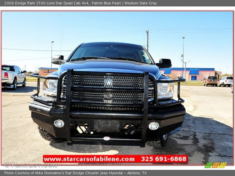 Patriot Blue Pearl / Medium Slate Gray 2009 Dodge Ram 2500 Lone Star Quad Cab 4x4