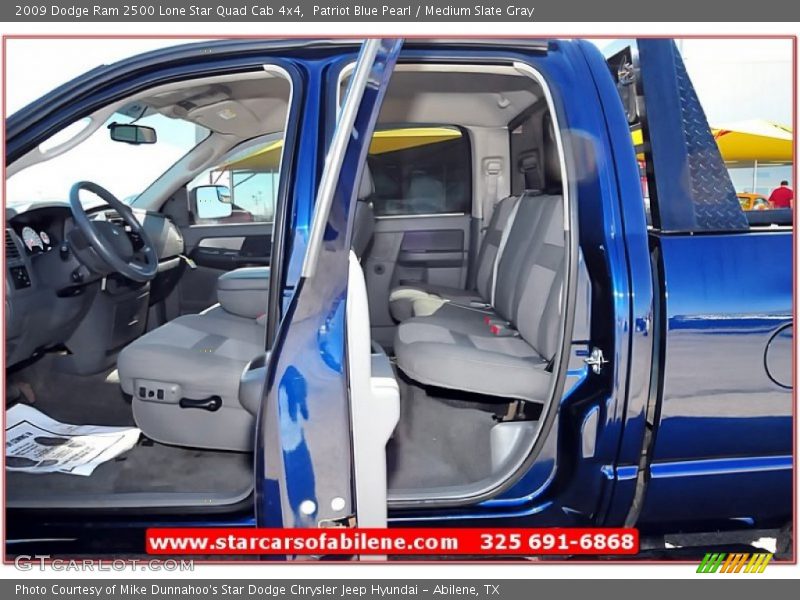 Patriot Blue Pearl / Medium Slate Gray 2009 Dodge Ram 2500 Lone Star Quad Cab 4x4