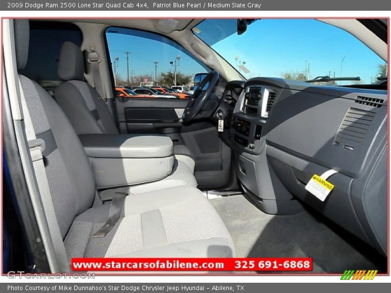 Patriot Blue Pearl / Medium Slate Gray 2009 Dodge Ram 2500 Lone Star Quad Cab 4x4