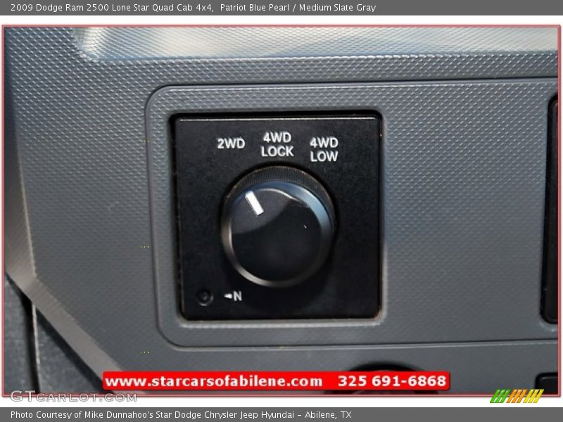 Patriot Blue Pearl / Medium Slate Gray 2009 Dodge Ram 2500 Lone Star Quad Cab 4x4