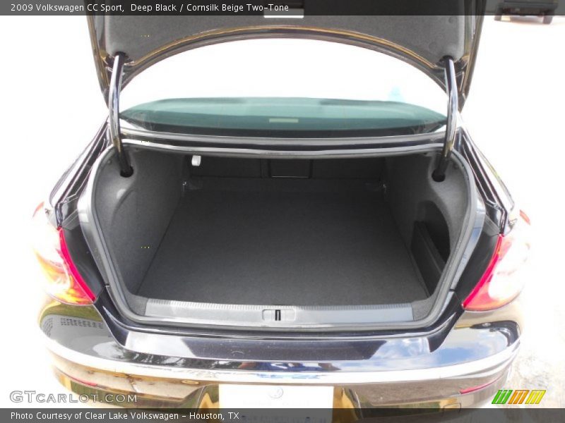 Deep Black / Cornsilk Beige Two-Tone 2009 Volkswagen CC Sport