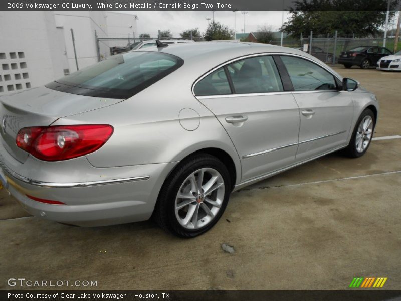 White Gold Metallic / Cornsilk Beige Two-Tone 2009 Volkswagen CC Luxury