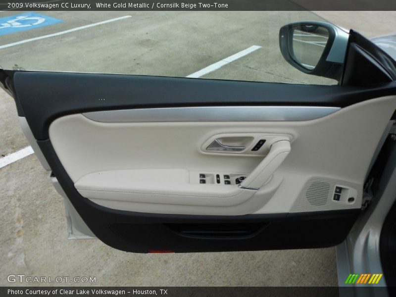 White Gold Metallic / Cornsilk Beige Two-Tone 2009 Volkswagen CC Luxury
