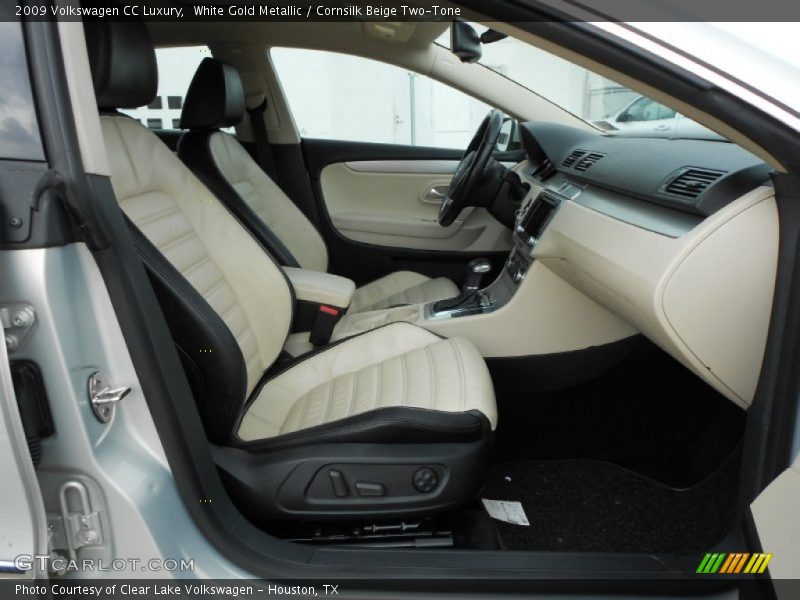 White Gold Metallic / Cornsilk Beige Two-Tone 2009 Volkswagen CC Luxury