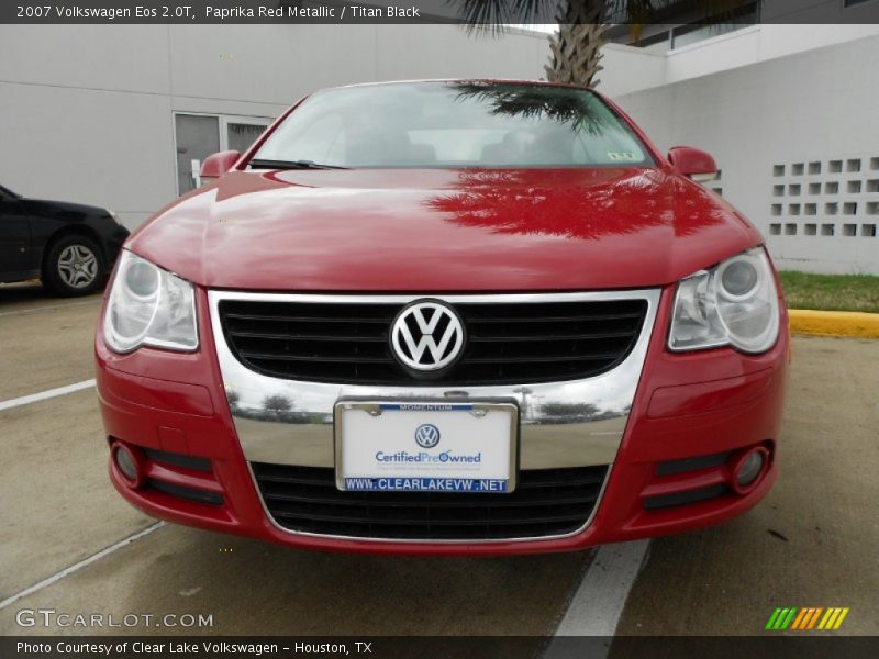 Paprika Red Metallic / Titan Black 2007 Volkswagen Eos 2.0T