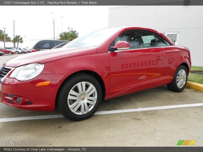 Paprika Red Metallic / Titan Black 2007 Volkswagen Eos 2.0T