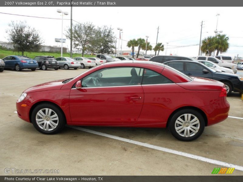 Paprika Red Metallic / Titan Black 2007 Volkswagen Eos 2.0T