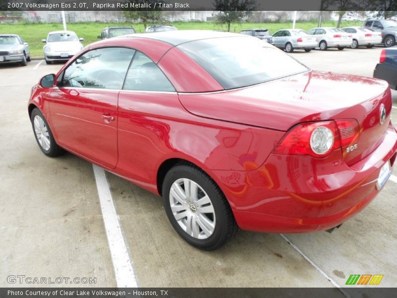 Paprika Red Metallic / Titan Black 2007 Volkswagen Eos 2.0T