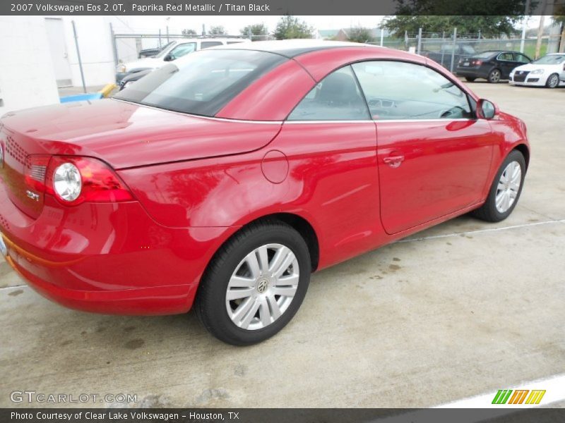 Paprika Red Metallic / Titan Black 2007 Volkswagen Eos 2.0T