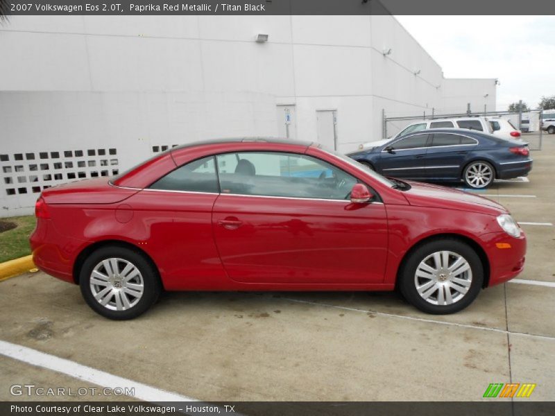 Paprika Red Metallic / Titan Black 2007 Volkswagen Eos 2.0T