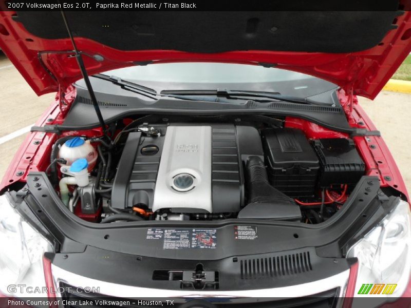  2007 Eos 2.0T Engine - 2.0 Liter Turbocharged DOHC 16-Valve 4 Cylinder