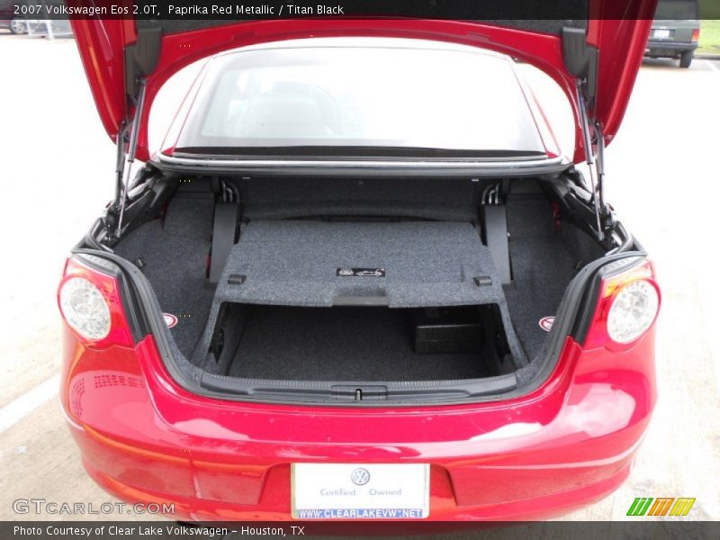 Paprika Red Metallic / Titan Black 2007 Volkswagen Eos 2.0T