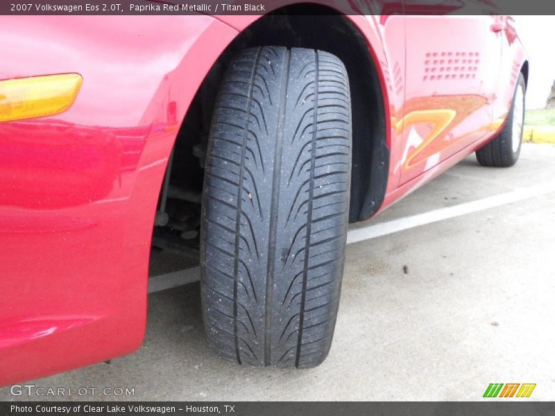 Paprika Red Metallic / Titan Black 2007 Volkswagen Eos 2.0T